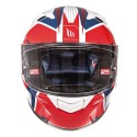 Casco integral MT KRE Rad Gloss Pearl White-Red-Blue