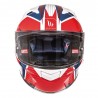 Casco integral MT KRE Rad Gloss Pearl White-Red-Blue