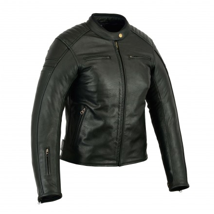 Chaqueta de cuero mujer Bstar BSM-2026 negra