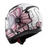Casco integral LS2 FF353.20 Rapid Poppies White Pink