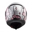 Casco integral LS2 FF353.20 Rapid Poppies White Pink