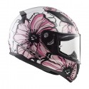 Casco integral LS2 FF353.20 Rapid Poppies White Pink