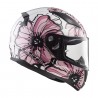 Casco integral LS2 FF353.20 Rapid Poppies White Pink