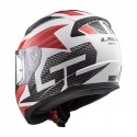 Casco integral LS2 FF353.22 Rapid Grid White Red