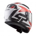 Casco integral LS2 FF353.22 Rapid Grid White Red