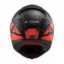 Casco integral LS2 FF353.22 Rapid Deadbolt Matt Black Orange