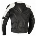 Chaqueta de cuero Goyamoto GM-163 blanca