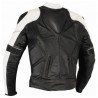Chaqueta de cuero Goyamoto GM-163 blanca