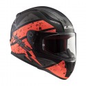 Casco integral LS2 FF353.22 Rapid Deadbolt Matt Black Orange