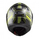 Casco integral LS2 FF353.25 Rapid Carrera Matt Black H-V Yellow