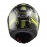 Casco integral LS2 FF353.25 Rapid Carrera Matt Black H-V Yellow