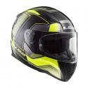 Casco integral LS2 FF353.25 Rapid Carrera Matt Black H-V Yellow