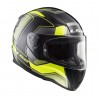 Casco integral LS2 FF353.25 Rapid Carrera Matt Black H-V Yellow