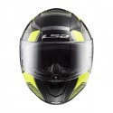 Casco integral LS2 FF353.25 Rapid Carrera Matt Black H-V Yellow