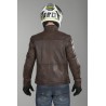 Chaqueta de cuero IXS Nick marrón