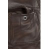Chaqueta de cuero IXS Nick marrón