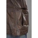Chaqueta de cuero IXS Nick marrón