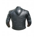 Chaqueta de cuero Goyamoto GM-163 negra