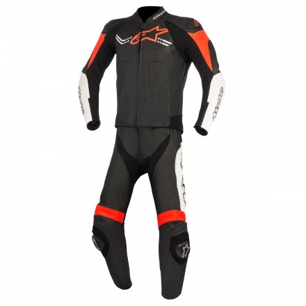 Mono 2 piezas Alpinestars Challenger V2 rojo flúor