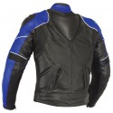 Chaqueta de cuero Goyamoto GM-163 azul