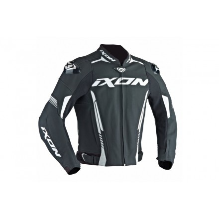 Mono cuero 2 piezas IXON Vortex negro blanco