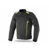 Chaqueta touring verano Seventy SD-JT32 negro-amarillo flúor