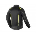 Chaqueta touring verano Seventy SD-JT32 negro-amarillo flúor