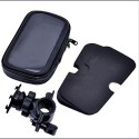 Soporte para móvil con funda táctil para manillar talla L.