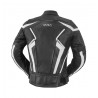 Chaqueta de cuero IXS Hype negro-blanco