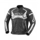 Chaqueta de cuero IXS Hype negro-blanco