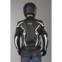 Chaqueta de cuero IXS Hype negro-blanco