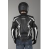 Chaqueta de cuero IXS Hype negro-blanco