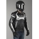 Chaqueta de cuero IXS Hype negro-blanco