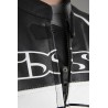 Chaqueta de cuero IXS Hype negro-blanco
