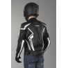 Chaqueta de cuero IXS Hype negro-blanco