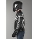 Chaqueta de cuero IXS Hype negro-blanco