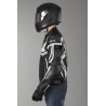 Chaqueta de cuero IXS Hype negro-blanco
