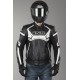 Chaqueta de cuero IXS Hype negro-blanco