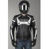 Chaqueta de cuero IXS Hype negro-blanco