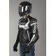 Chaqueta de cuero IXS Hype negro-blanco