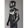 Chaqueta de cuero IXS Hype negro-blanco