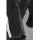 Chaqueta de cuero IXS Hype negro-blanco