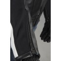 Chaqueta de cuero IXS Hype negro-blanco