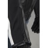 Chaqueta de cuero IXS Hype negro-blanco