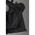 Chaqueta de cuero IXS Hype negro-blanco