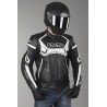 Mono de cuero 2 piezas IXS Hype-Snipe negro-blanco
