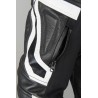 Chaqueta de cuero IXS Hype negro-verde
