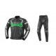 Mono de cuero 2 piezas IXS Hype-Snipe negro-verde