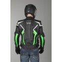 Mono de cuero 2 piezas IXS Hype-Snipe negro-verde