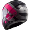 Casco integral LS2 FF397.31 Vector FT2 Trident Titanium Pink